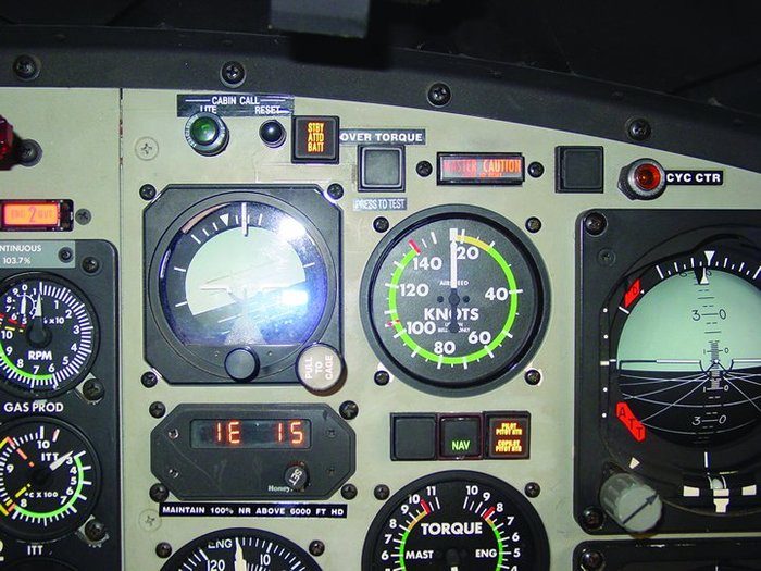 Bell 412EP, Standby Attitude Battery Monitor, Bell 412EP