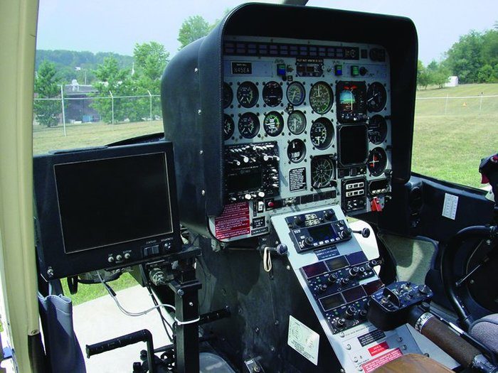 Bell 206A, B, L, L-1, L-3, L-4, FLIR/Video Monitor Mount  