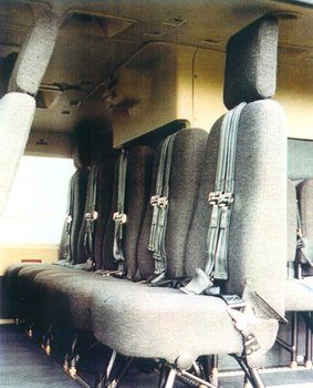 4-Place Side Facing Utility Seat Configuration Bell 212 S/N 34501 and subsequent, Bell 412, 412EP S/N 36061 and subsequent